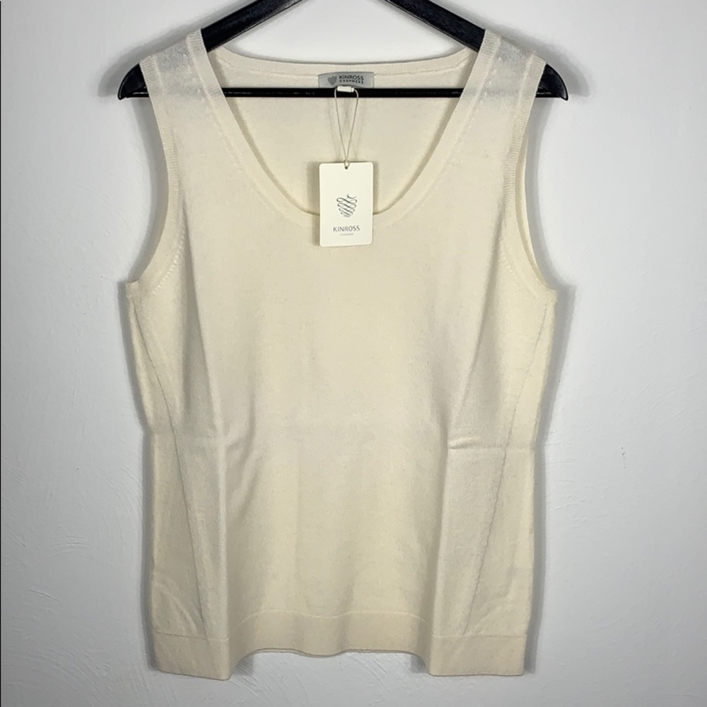 KINROSS 100% Cashmere Tank-top
